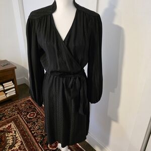 Trina Turk Elegant Black Patterned Dress